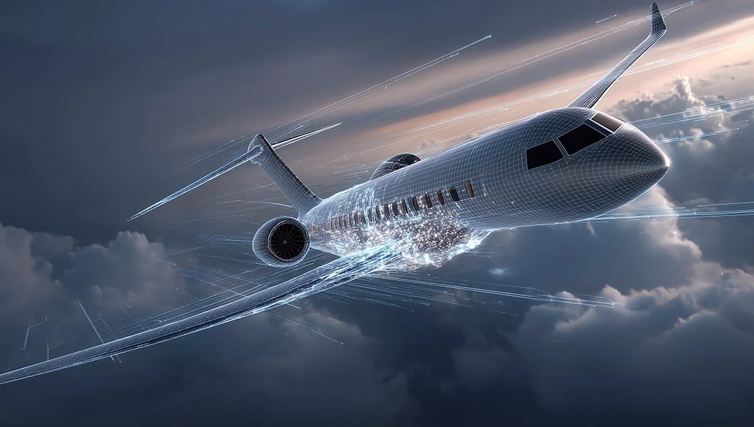 An aircraft showing air worthiness